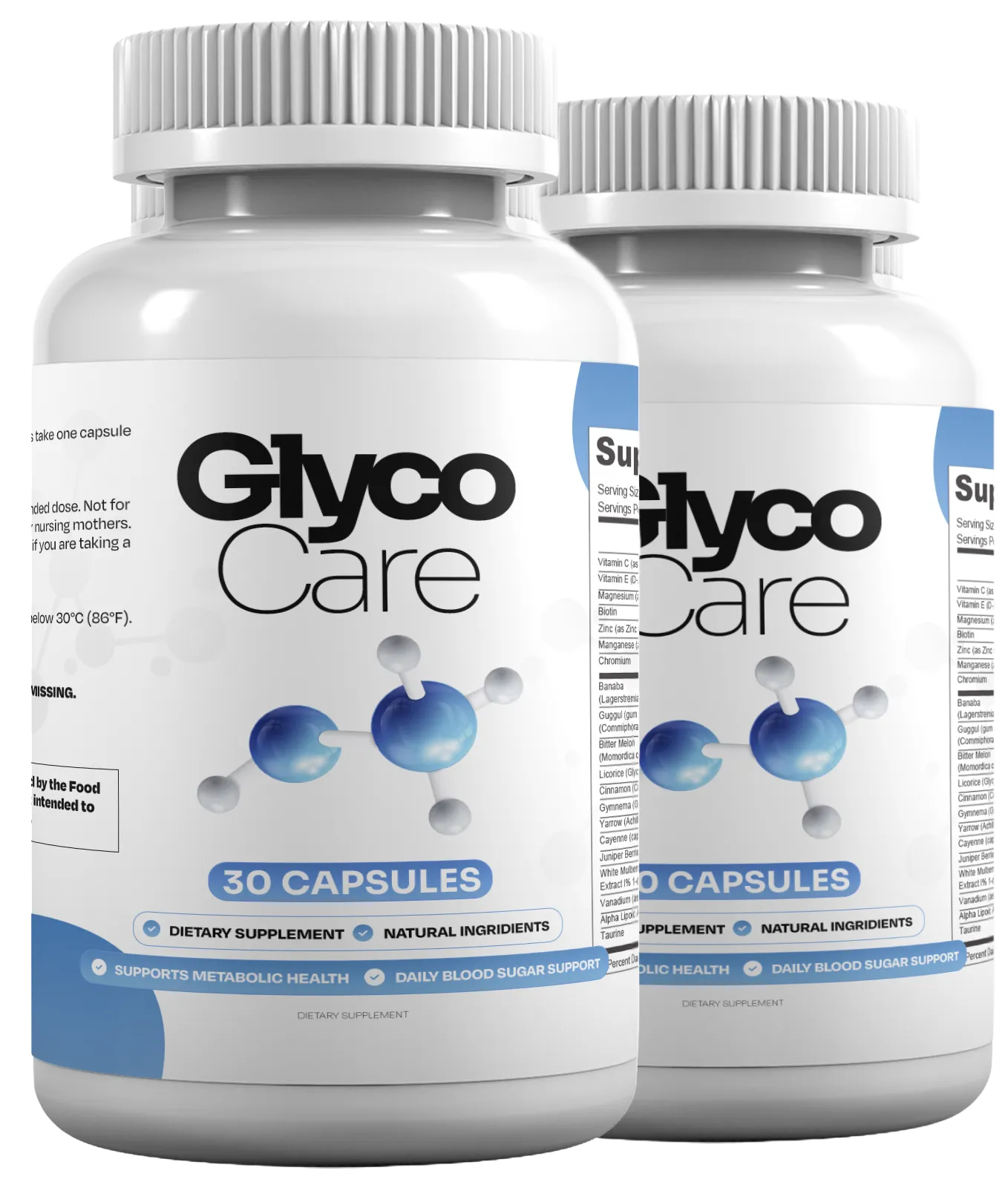 GlycoCare 2 Bottle Package — 60-day supply at $79 per bottle